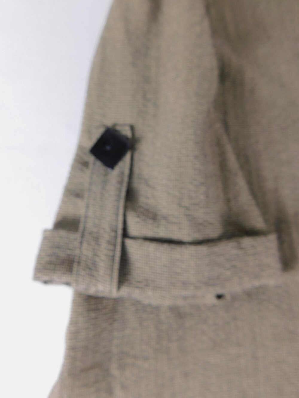 Moonlight Blazer Womens M Beige Check 3/4 Sleeve Button Front Pockets Jacket - Picture 7 of 12